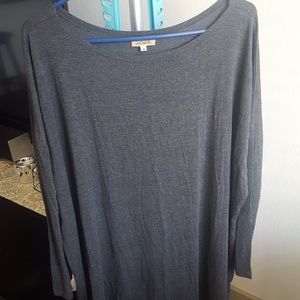PIKO 1988 Long Sleeve Gray Tunic